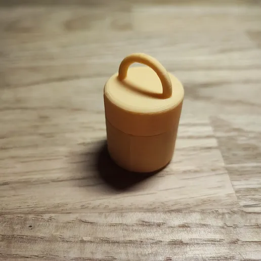 Micro sd card holder keychain 3D model