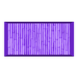 Bamboo001A_50x25mm_rect_base_hollow_PRINT.stl Набор квадратных и прямоугольных оснований - текстура бамбука 1 (20-150 мм) | Идеально подходит для настольных игр и ролевых игр