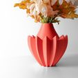 DSC03980.jpg The Makio Vase, Modern and Unique Home Decor for Dried and Preserved Flower Arrangement  | STL File