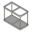 D4Stand_60X60-2.png [TOOL STAND] 60MM X 60MM - 2 CELLS (UPPER AND LOWER PARTS)