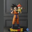 0.jpg Goku & Young Gohan - 3D Printable STL  - presupported