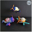 001.jpg 3D file Kinder Surprise Egg Toy plane - No Supports・3D printer model to download