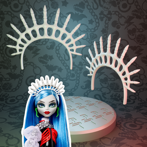 Monster High Ghouluxe Ghoulia Yelps doll headband replacement