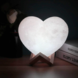 heart.png Heart shape lamp with moon texture