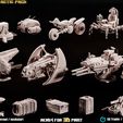 galactic-bundle-sci-fi-diorama-3dprinting-3d-print-cyborg-robotic-vehicle-asset-3d-props-mechanical.jpg 20 Different Galactic Space Pack 1/48 Scale STL Collection