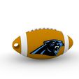 NFL_panthers.jpg NFL BALL KEY RING CAROLINA PANTHERS WITH CONTAINER