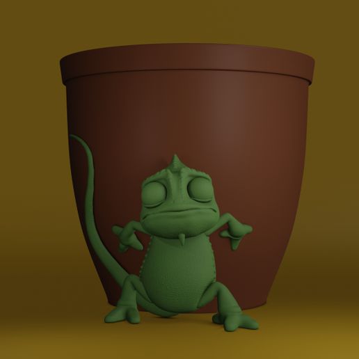 Enredados - Pascal maseta 3D model