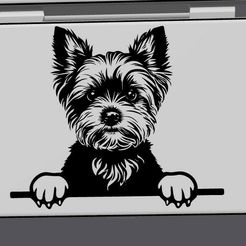 yorkshire-terrier-1.jpg STL-Datei Trinket Box mit Scharnier - Yorkie・3D-Drucker-Vorlage zum herunterladen