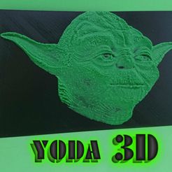 YODA.jpg Бесплатный STL файл 3D YODA DRAWING (STAR ​​WARS)・3D-печатный объект для загрузки