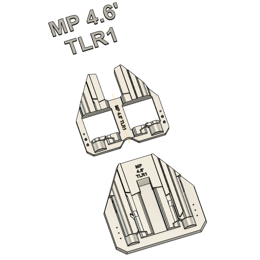 Smith and Wesson M&P 4.6 TLR1 Split Holster Mold