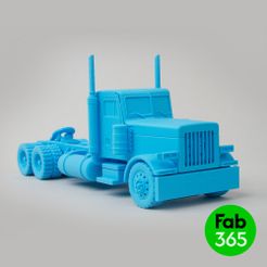 PeterBilt_01.jpg 3D file Foldable Truck Peterbilt-379・3D printable model to download