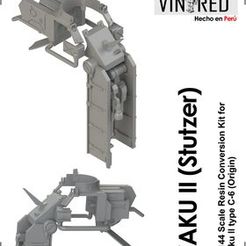 274349540_5259497890767169_556315252096820251_n.jpg Archivo 3D Zaku Stutzer Conversion Kit・Modelo para descargar y imprimir en 3D