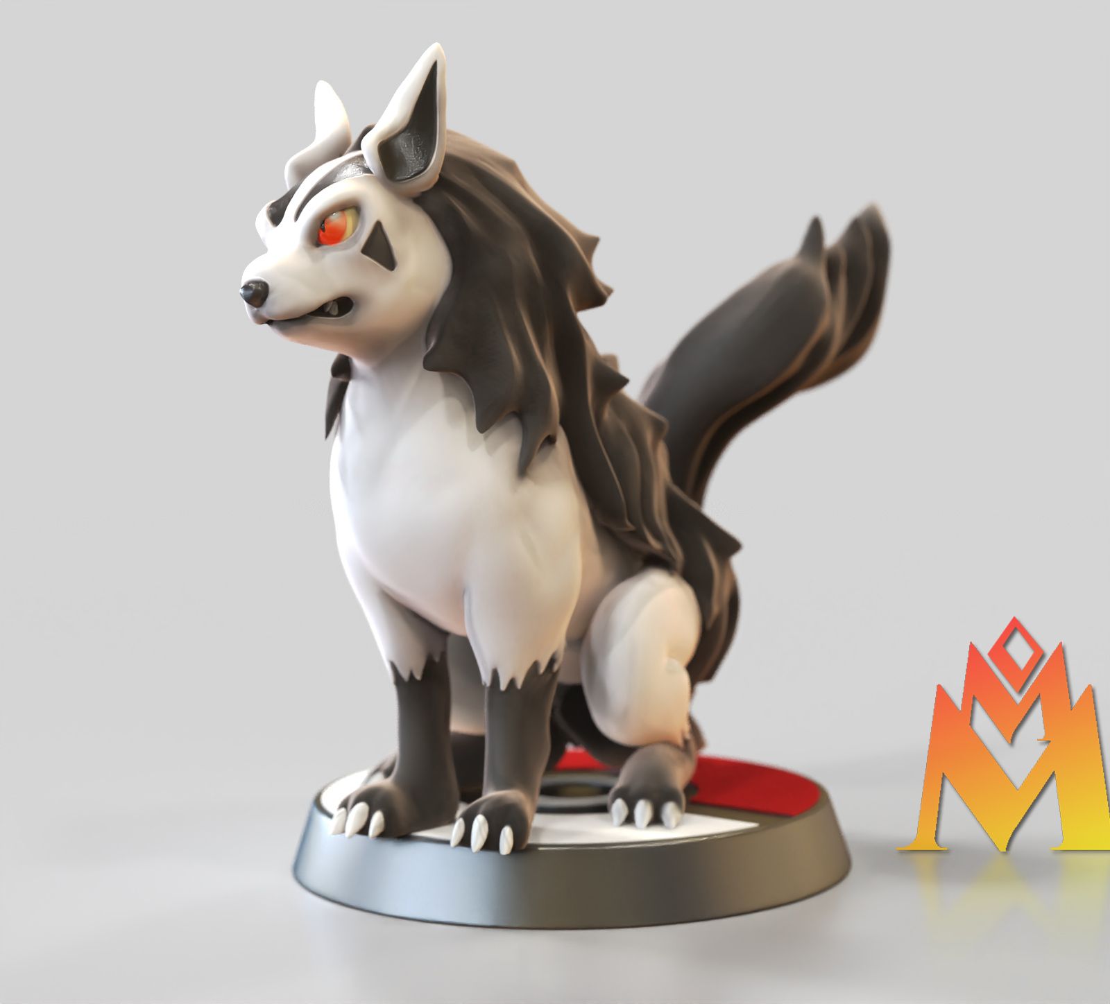 descargar-archivo-stl-10-en-1-paquete-de-pok-mon-tipo-canino-de-tama-o