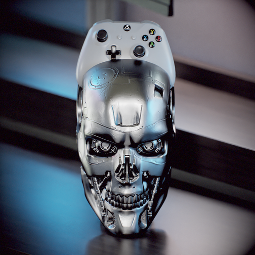 🕹️ T 800 pack x 4 heads ( Terminator ) Controller holder - Controller ...