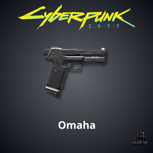 Omaha - Cyberpunk 2077 | 3D Print STL Sniper Rifle Replica
