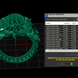 11.png diamond flowerRings  3d printable model