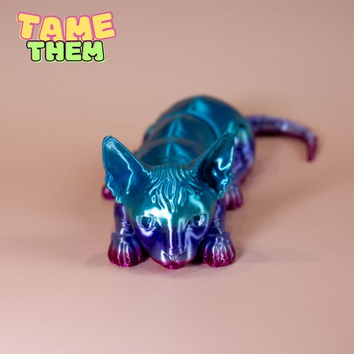 猫騙 PROTOTYPE CD 3枚セット 🐱 Articulated 3D Sphinx Cat Toy – One-File Print・ STL File