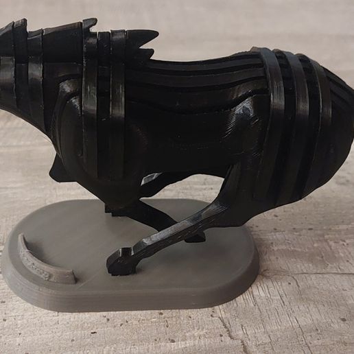 Personnalise ton poney ! Puzzle 3D Mustang Pony / no support