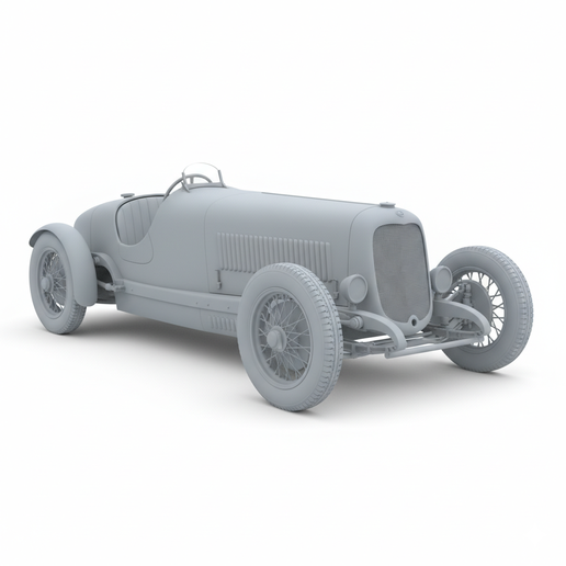 Delage Type S car scale model, 2010 supercar STL, sci fi car STL, street build car STL, rat rod STL, British classic car STL, hot rod STL, French rally car STL, custom car STL, prototype race car STL, drag muscle car STL, Hot Wheels scale car STL, car min