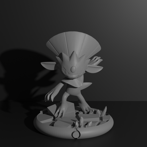 Weavile7.png Modèle d'impression 3D de Sneasel et Weavile