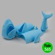 Shark_05.jpg Fichier 3D Requin pliable・Idée pour impression 3D à télécharger