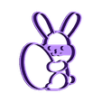 Conejo de pascuas 4 v1.stl Easter Bunny Cookie Cutter