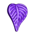 heart_leaf_maleSTL.stl 09 Tropical Leaf Mold Collection - Silicone Maker