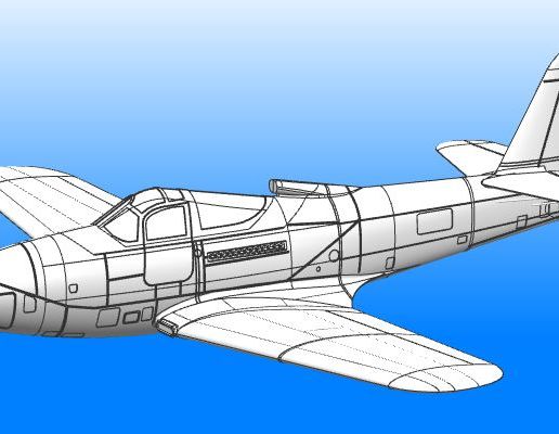 P63_8.jpg Bell P63 Kingcobra flying model 1:12 scale