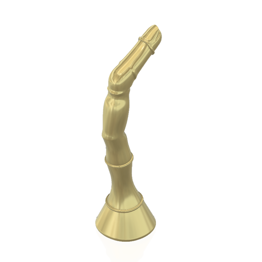 prostate massager g-point stimulator Golden Finger female male anal plug gf-12 3d print cnc