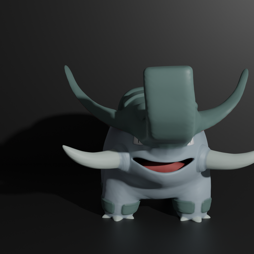 Donphan2.png Modèle d'impression 3D de Phanpy et Donphan