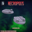 necro-3.png STL file Necropolis 60*35mm Base (Pre-supported)・3D printable model to download