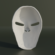 66.png Injured Face Mask - Superhero Cosplay Mask 3D print model