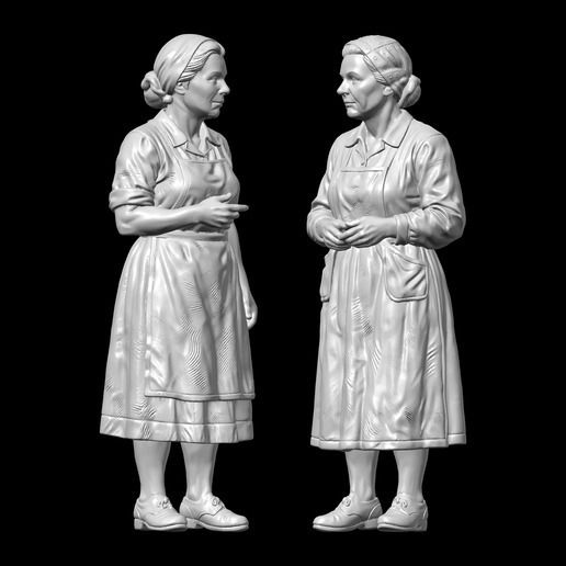 Village Street Life - Two Village Women Talking
