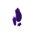 psykokwak ivoire.stl Badge pokemon psy