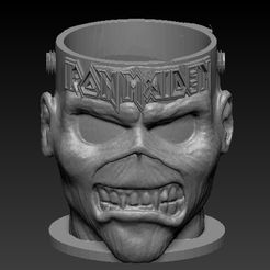 eddie1.jpg Archivo STL Portaplumas Eddie Iron Maiden・Objeto para impresora 3D para descargar