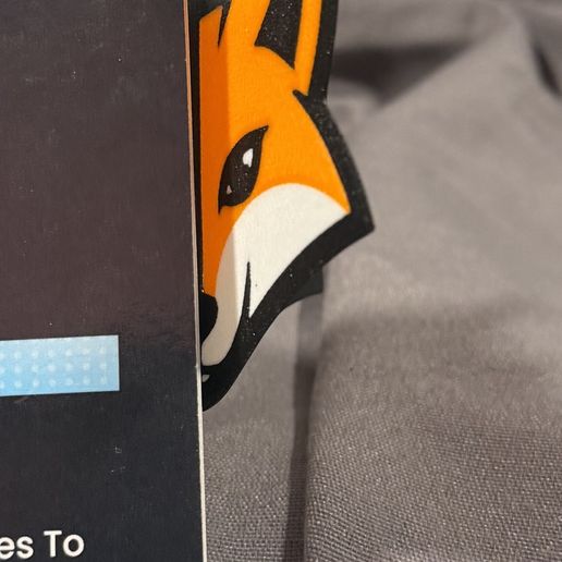 Fox-Bookmark-Complete-1.jpeg 立体狐狸书签 - 带折页窥视效果的平面印刷品