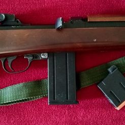 Mag_loaded.jpg STL file AIrsoft spring M1-30 Carbine WWII style magazine・3D printable model to download