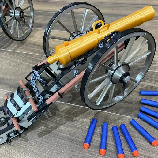 Cannon_3quarterview.webp Napoleonic Nerf Cannon (V1-0)
