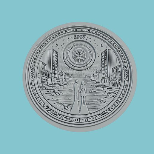 b_145.jpg Memento Movie Medallion  Memento 3d  Model Stl Obj