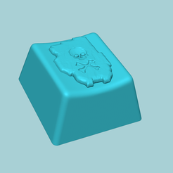 0.png STL file KeyCap - Tibia Sudden Death Rune SD - Decorative KeyCaps・3D print design to download