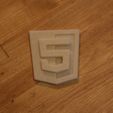 3d printed html 5 logo.jpg HTML 5 Logo