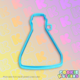756_cutter.png ERLENMEYER FLASK SCIENCE COOKIE CUTTER MOLD