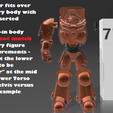 Topper fits over Pett eA) a) Pin inserted Stand-in body Petite Aa ie measurements - Ce Te Cd LTT) ae eT CS at | and lower Torso and pelvis versus this example ***PREVIEW*** Custom Torso "Topper" upgrade for factory 7 inch figures