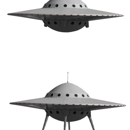OBJ file ufo 🛸 ・3D printable model to download・Cults