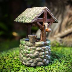 Wishing-Well.jpg Fichier STL Puits à souhaits・Modèle à télécharger et à imprimer en 3D