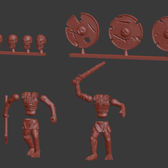 Draugr_thingiverse.png Free STL file Draugr / Viking Undead Miniatures・3D printable model to download