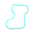 1.png Christmas Stocking Cookie Cutters | STL File