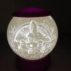IMG_3472.jpg STL file lamp sphere lithophany avengers・3D print design to download