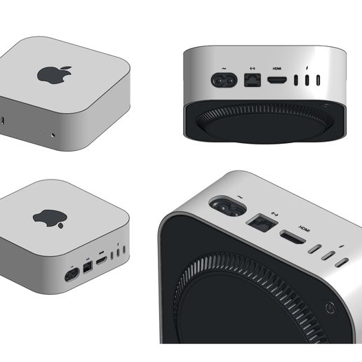 Fichier 3D gratuit Mac Mini M4 Storage Box 📦 ・Idée pour impression 3D à ...