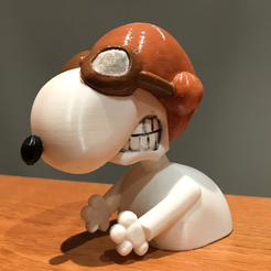 Capture d’écran 2017-07-26 à 10.45.17.png Бесплатный STL файл Snoopy Ace・3D-печатная модель для загрузки
